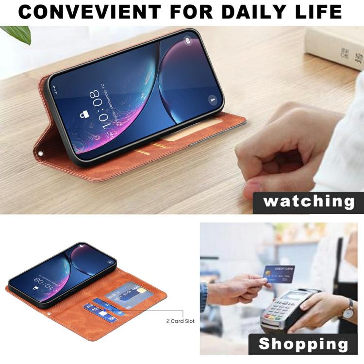 For iPhone 17 Pro Max Rhombus Texture Magnetic Leather Phone Case