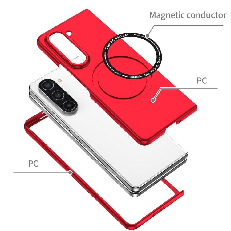 For Samsung Galaxy Z Fold6 5G Magsafe Magnetic Folding PC Phone Case