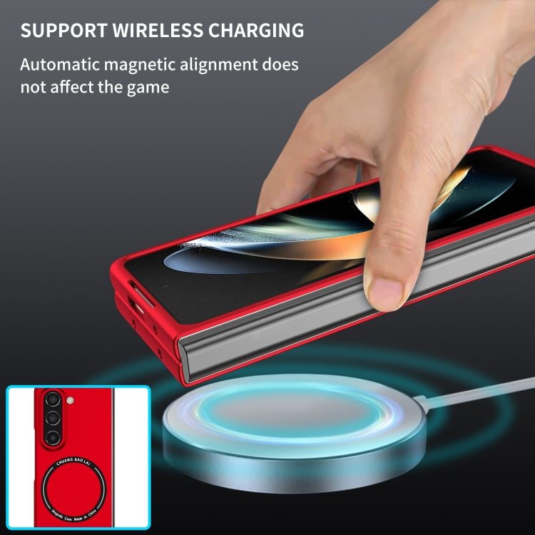 For Samsung Galaxy Z Fold6 5G Magsafe Magnetic Folding PC Phone Case