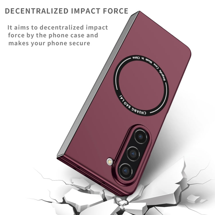 For Samsung Galaxy Z Fold6 5G Magsafe Magnetic Folding PC Phone Case