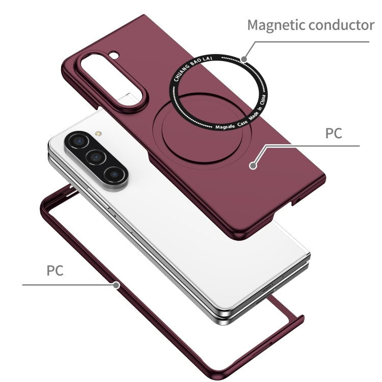 For Samsung Galaxy Z Fold6 5G Magsafe Magnetic Folding PC Phone Case