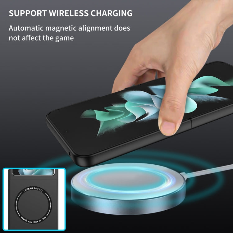 For Samsung Galaxy Z Flip7 FE / Flip6 Magsafe Magnetic Folding PC Phone Case