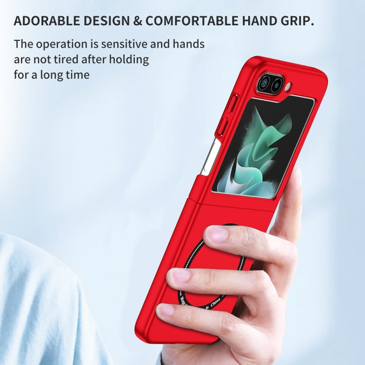 For Samsung Galaxy Z Flip7 FE / Flip6 Magsafe Magnetic Folding PC Phone Case