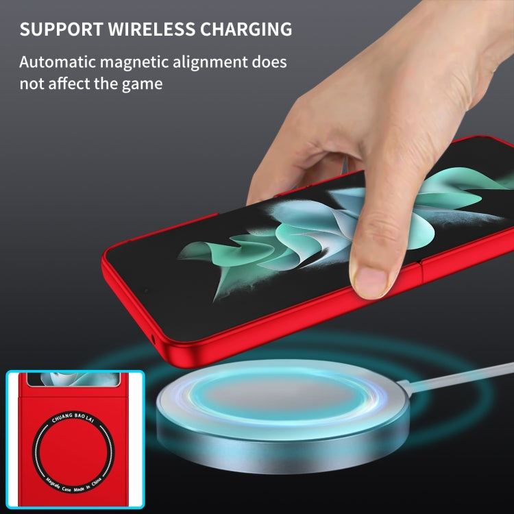 For Samsung Galaxy Z Flip7 FE / Flip6 Magsafe Magnetic Folding PC Phone Case