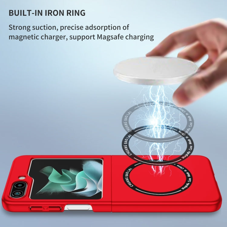 For Samsung Galaxy Z Flip7 FE / Flip6 Magsafe Magnetic Folding PC Phone Case