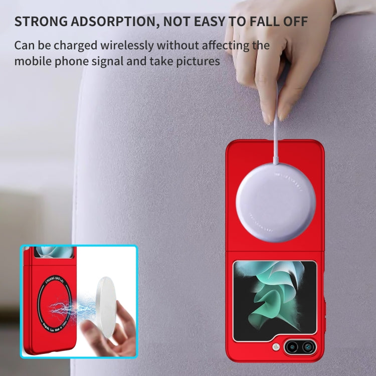 For Samsung Galaxy Z Flip7 FE / Flip6 Magsafe Magnetic Folding PC Phone Case