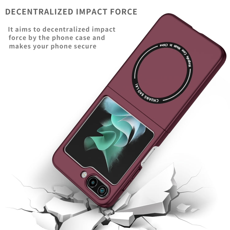 For Samsung Galaxy Z Flip7 FE / Flip6 Magsafe Magnetic Folding PC Phone Case