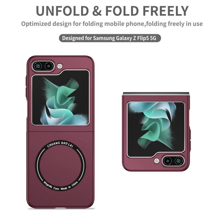 For Samsung Galaxy Z Flip7 FE / Flip6 Magsafe Magnetic Folding PC Phone Case
