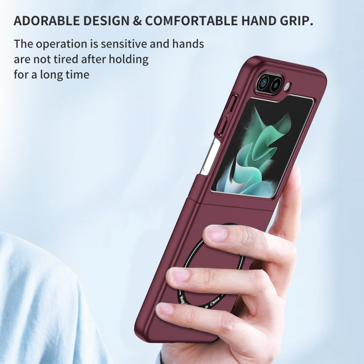 For Samsung Galaxy Z Flip7 FE / Flip6 Magsafe Magnetic Folding PC Phone Case