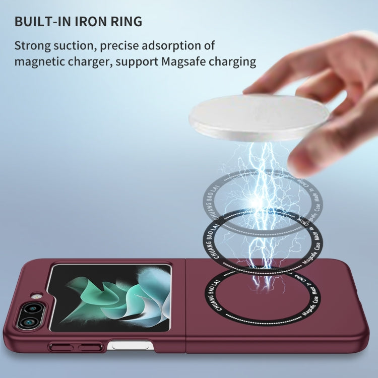 For Samsung Galaxy Z Flip7 FE / Flip6 Magsafe Magnetic Folding PC Phone Case