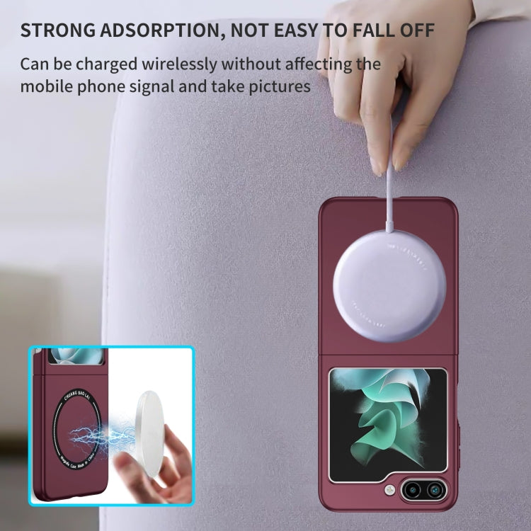 For Samsung Galaxy Z Flip7 FE / Flip6 Magsafe Magnetic Folding PC Phone Case