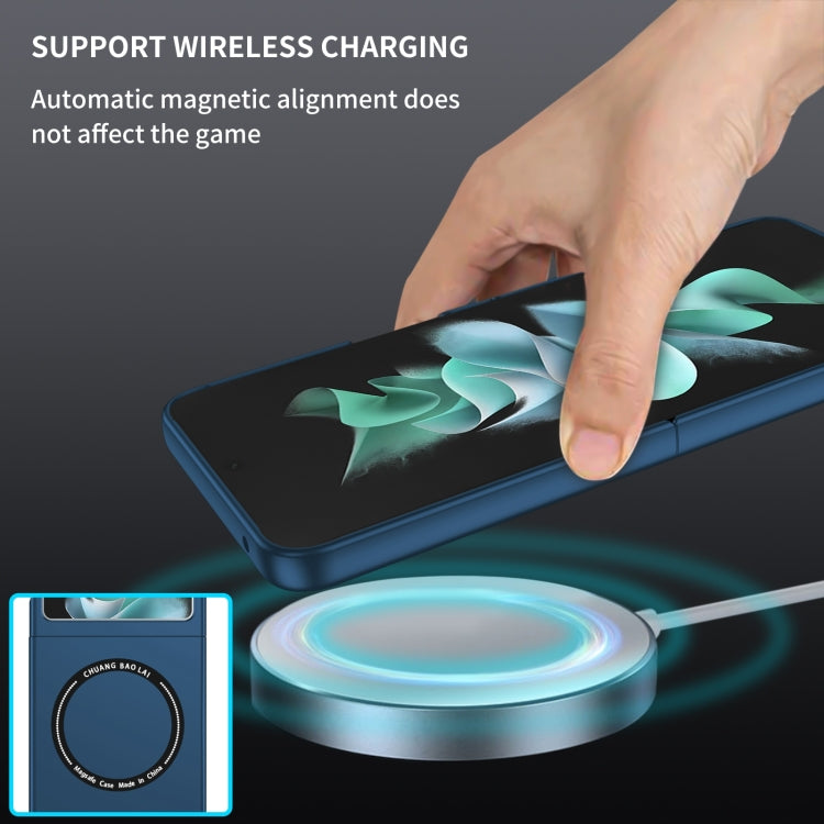 For Samsung Galaxy Z Flip7 FE / Flip6 Magsafe Magnetic Folding PC Phone Case