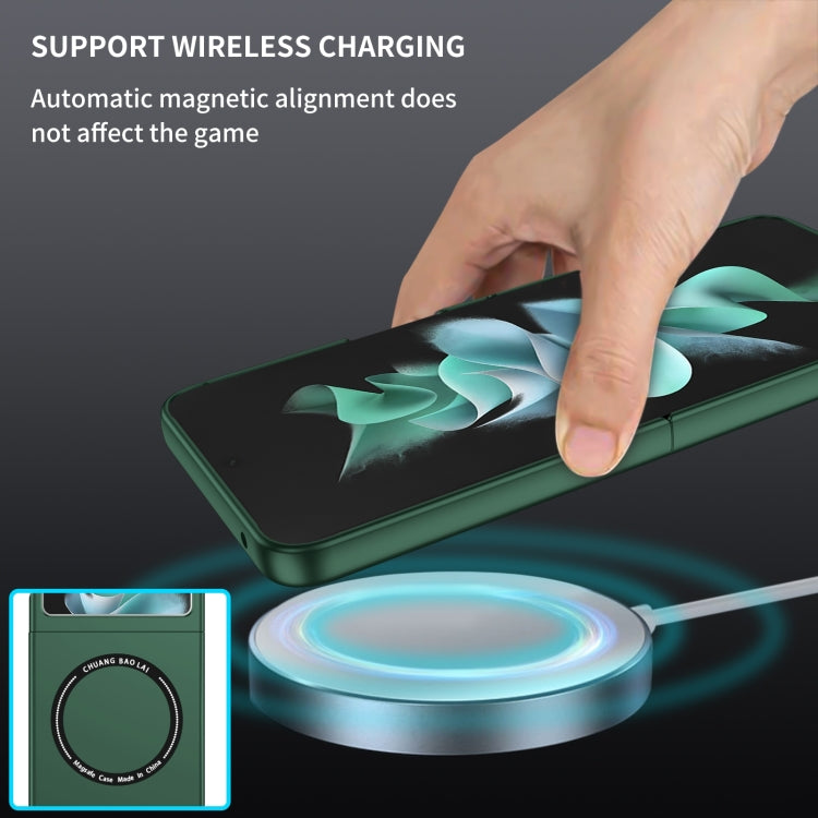 For Samsung Galaxy Z Flip7 FE / Flip6 Magsafe Magnetic Folding PC Phone Case