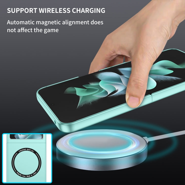 For Samsung Galaxy Z Flip7 FE / Flip6 Magsafe Magnetic Folding PC Phone Case