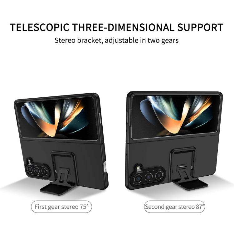 For Samsung Galaxy Z Fold5 Three-dimensional Folding Holder PC Phone Case