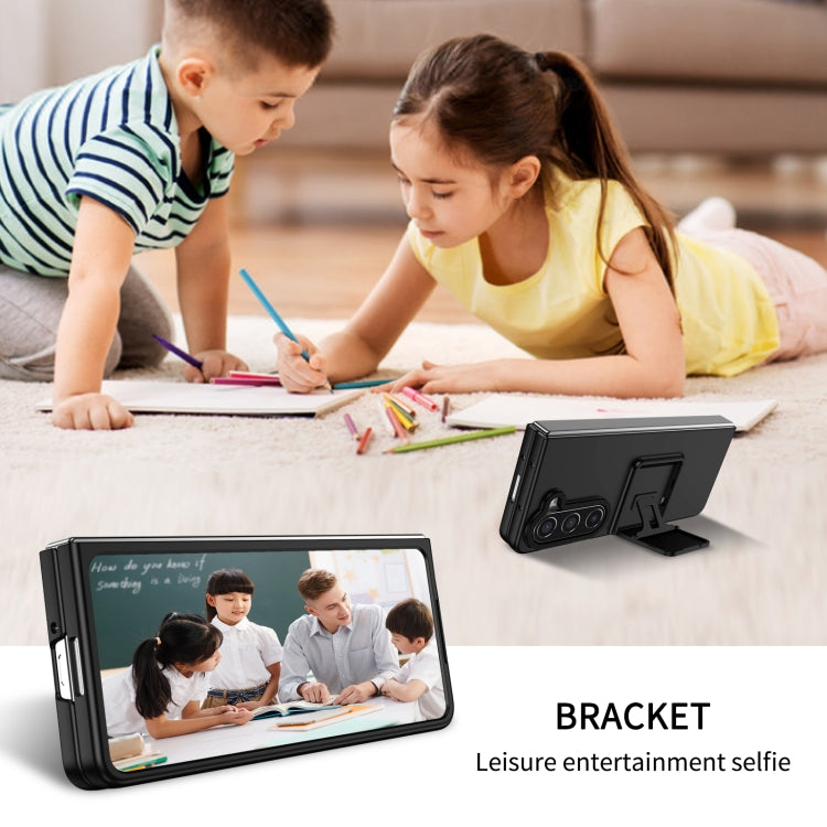 For Samsung Galaxy Z Fold5 Three-dimensional Folding Holder PC Phone Case