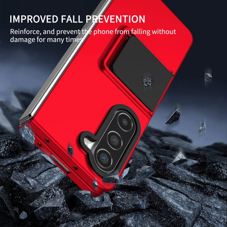 For Samsung Galaxy Z Fold5 Three-dimensional Folding Holder PC Phone Case