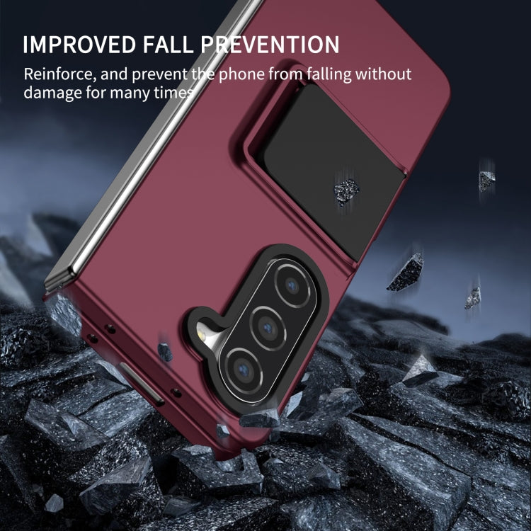 For Samsung Galaxy Z Fold5 Three-dimensional Folding Holder PC Phone Case