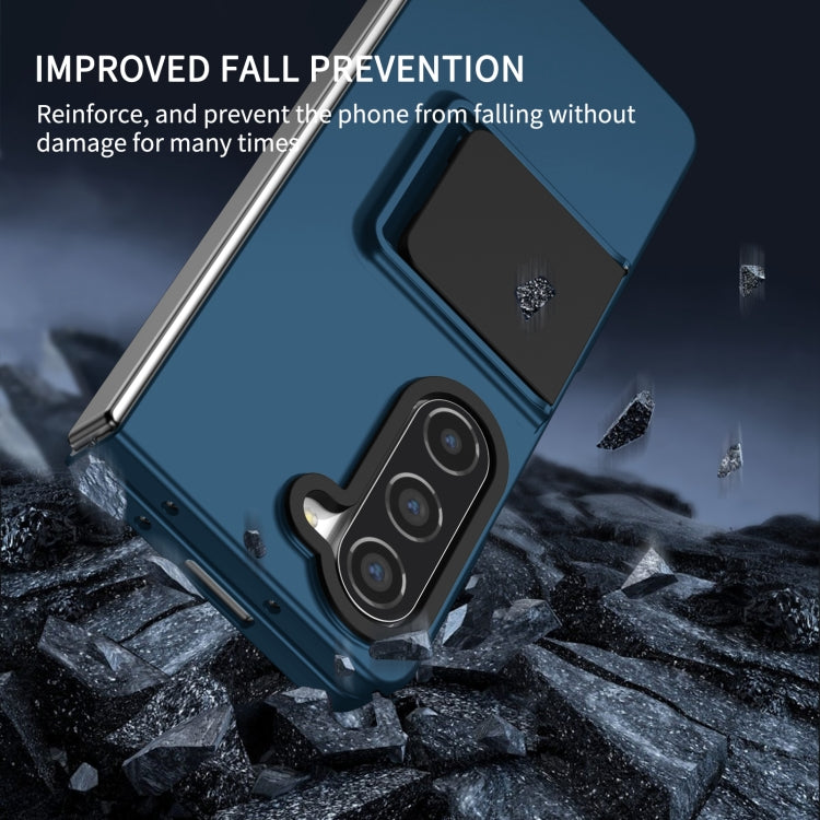 For Samsung Galaxy Z Fold5 Three-dimensional Folding Holder PC Phone Case