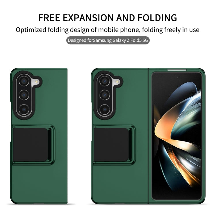 For Samsung Galaxy Z Fold5 Three-dimensional Folding Holder PC Phone Case