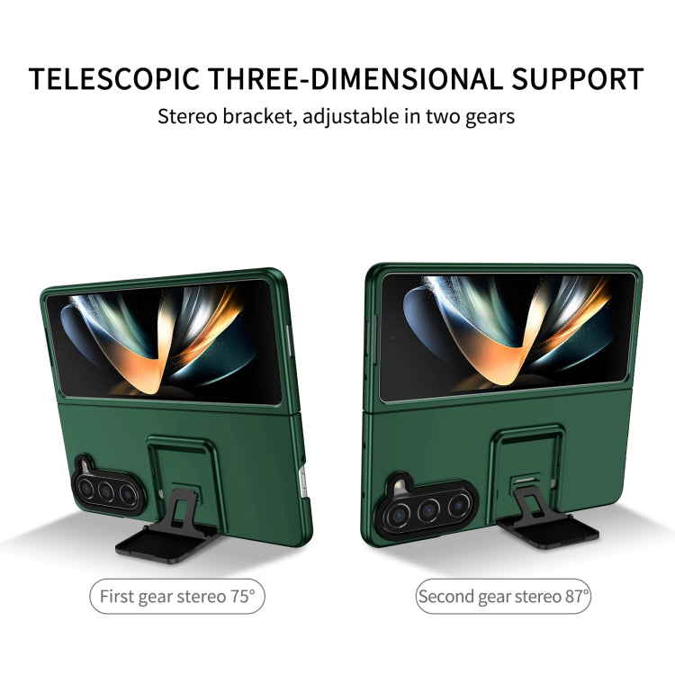 For Samsung Galaxy Z Fold5 Three-dimensional Folding Holder PC Phone Case