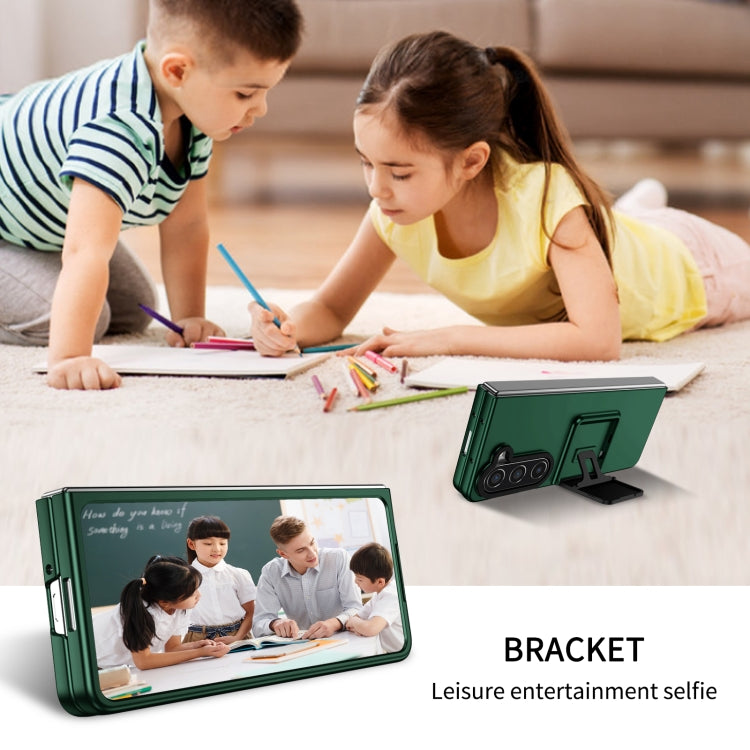 For Samsung Galaxy Z Fold5 Three-dimensional Folding Holder PC Phone Case