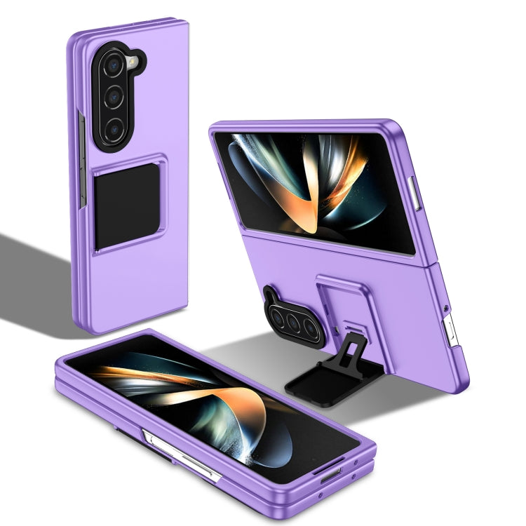 For Samsung Galaxy Z Fold5 Three-dimensional Folding Holder PC Phone Case