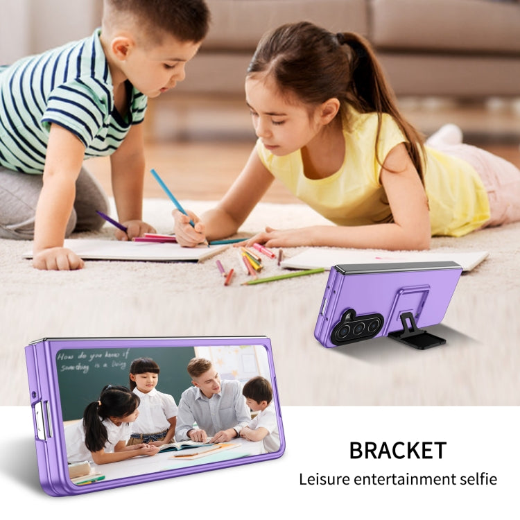 For Samsung Galaxy Z Fold5 Three-dimensional Folding Holder PC Phone Case