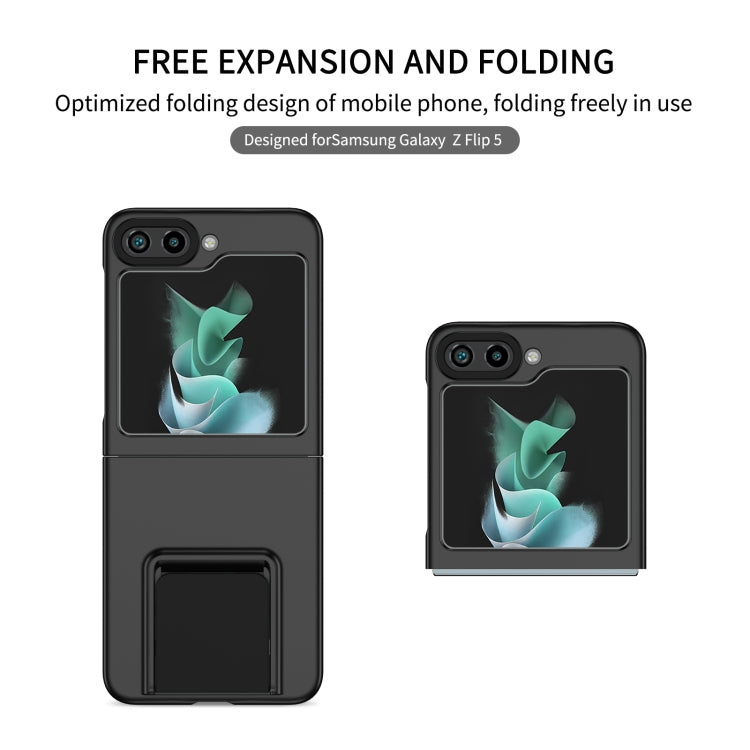 For Samsung Galaxy Z Flip5 5G Three-dimensional Folding Holder PC Phone Case