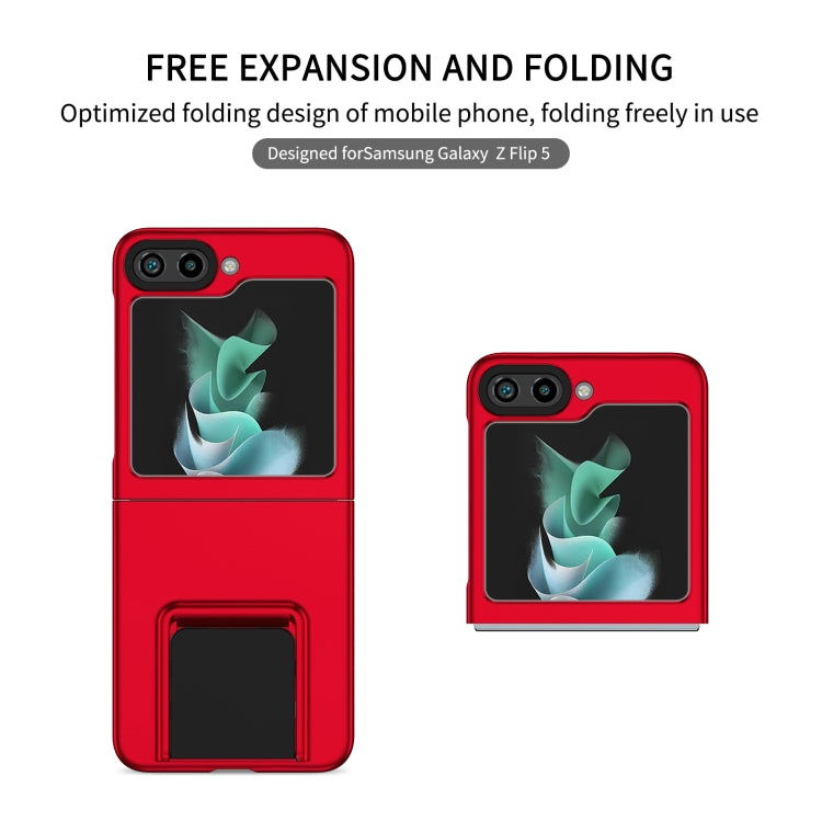 For Samsung Galaxy Z Flip5 5G Three-dimensional Folding Holder PC Phone Case