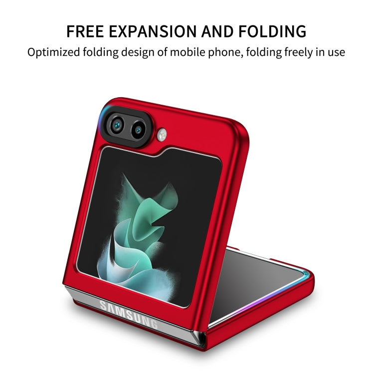 For Samsung Galaxy Z Flip5 5G Three-dimensional Folding Holder PC Phone Case
