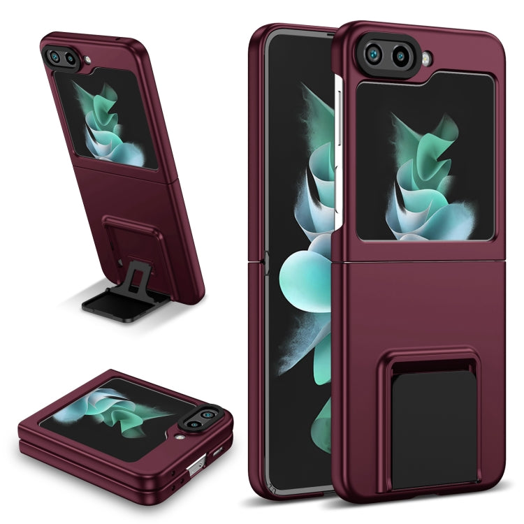 For Samsung Galaxy Z Flip5 5G Three-dimensional Folding Holder PC Phone Case