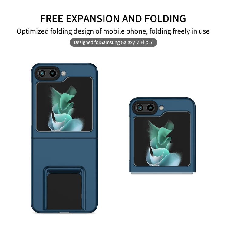 For Samsung Galaxy Z Flip5 5G Three-dimensional Folding Holder PC Phone Case