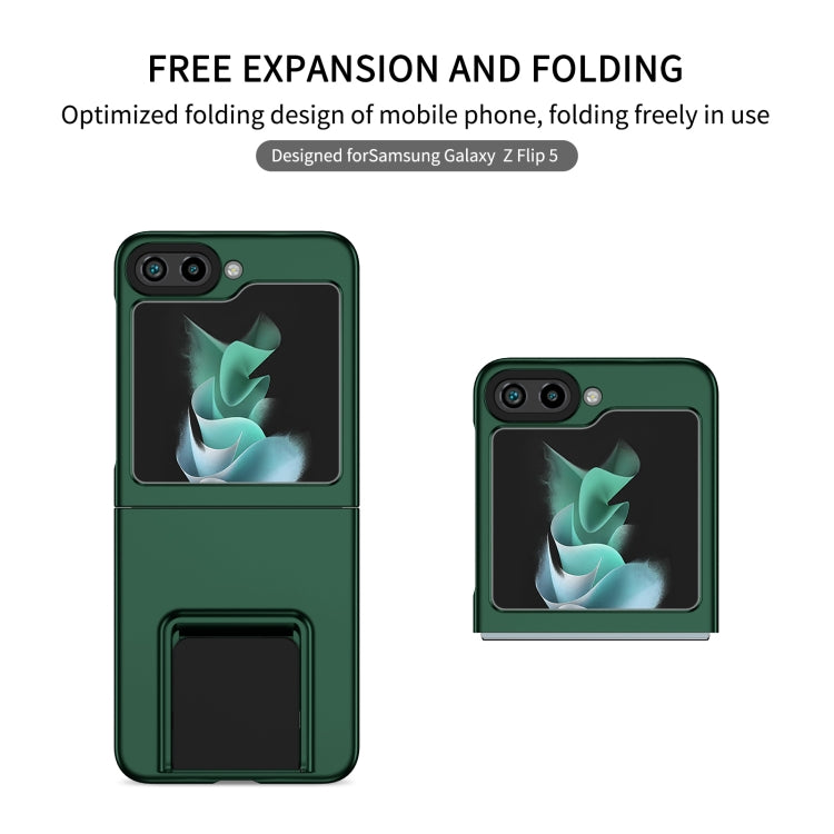 For Samsung Galaxy Z Flip5 5G Three-dimensional Folding Holder PC Phone Case