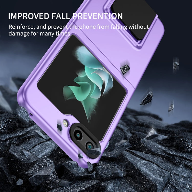 For Samsung Galaxy Z Flip5 5G Three-dimensional Folding Holder PC Phone Case