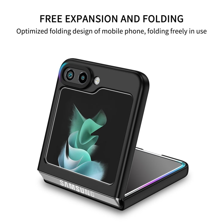 For Samsung Galaxy Z Flip6 / Flip7 FE Three-dimensional Folding Holder PC Phone Case