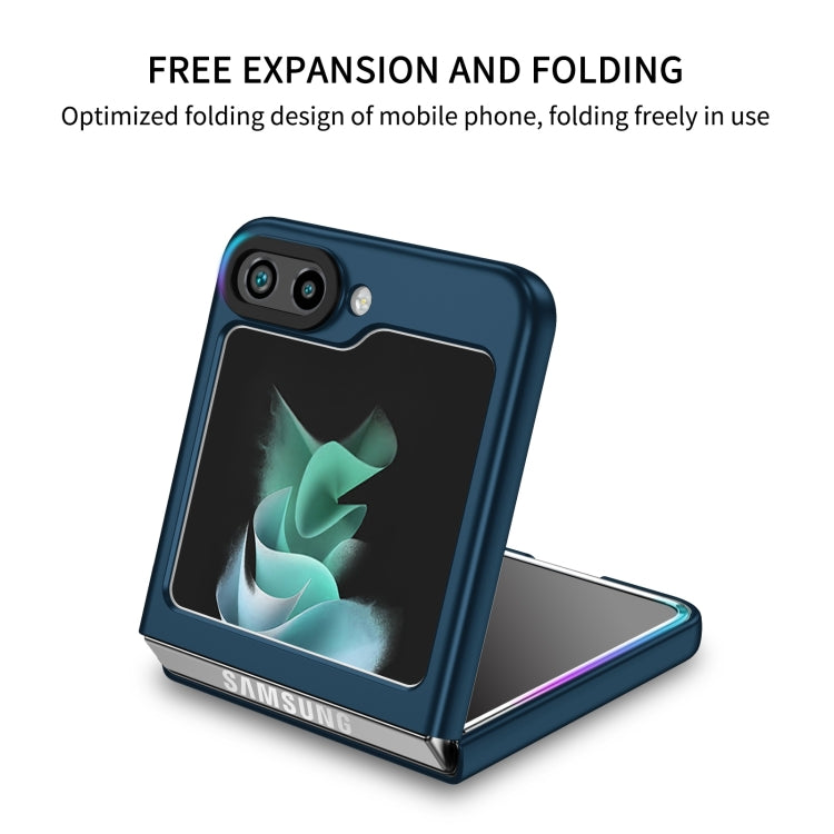 For Samsung Galaxy Z Flip6 / Flip7 FE Three-dimensional Folding Holder PC Phone Case