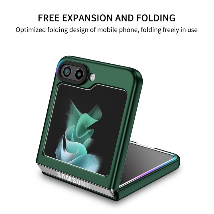 For Samsung Galaxy Z Flip6 / Flip7 FE Three-dimensional Folding Holder PC Phone Case