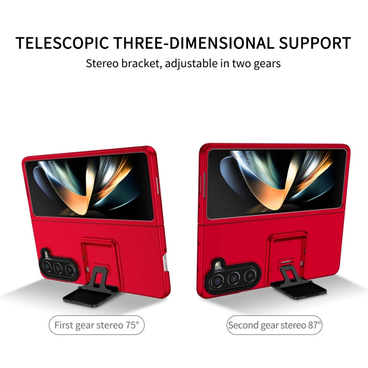 For Samsung Galaxy Z Fold6 5G Three-dimensional Folding Holder PC Phone Case