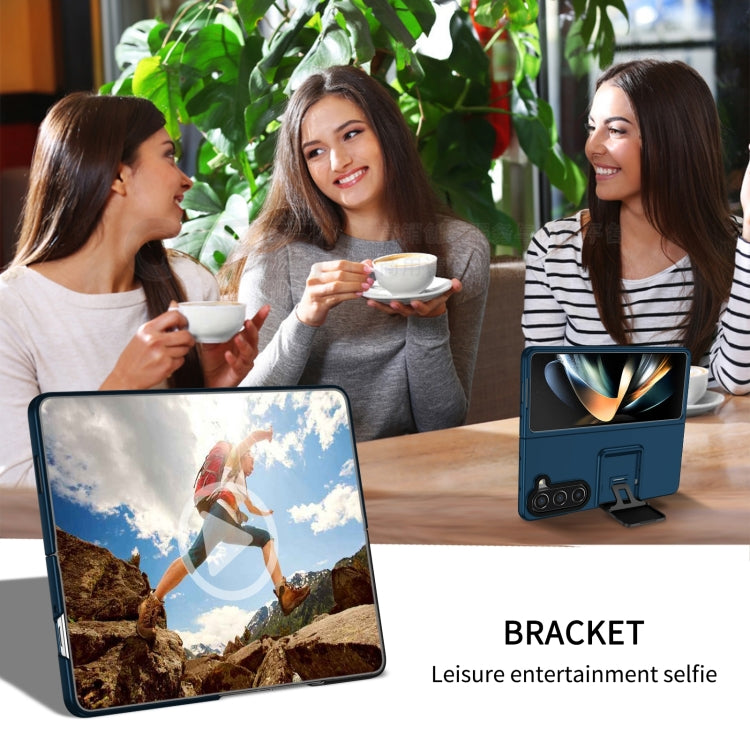 For Samsung Galaxy Z Fold6 5G Three-dimensional Folding Holder PC Phone Case
