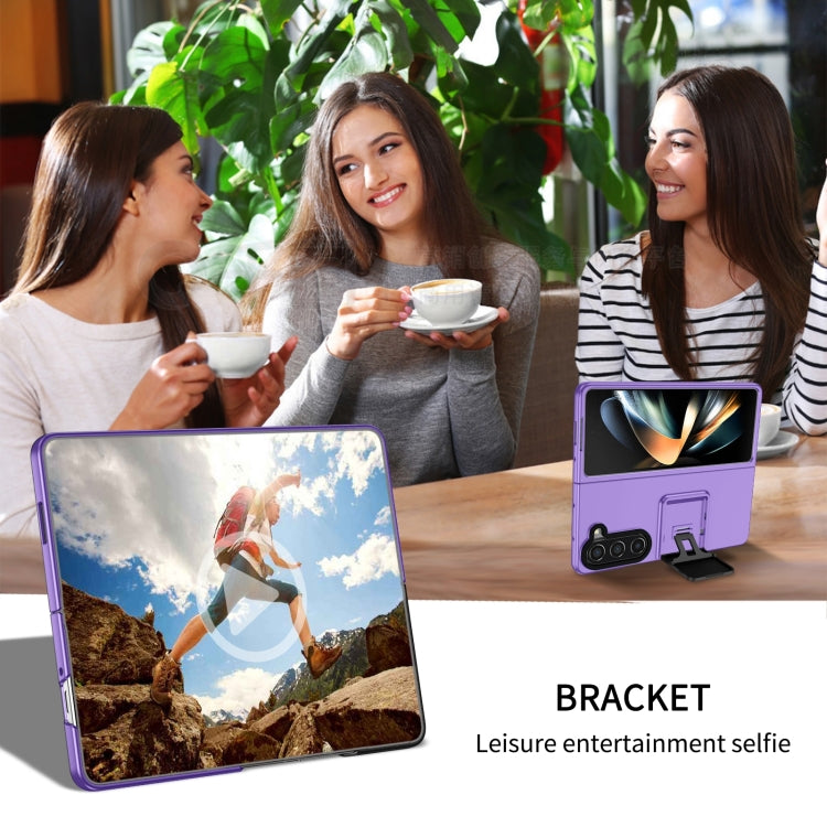For Samsung Galaxy Z Fold6 5G Three-dimensional Folding Holder PC Phone Case