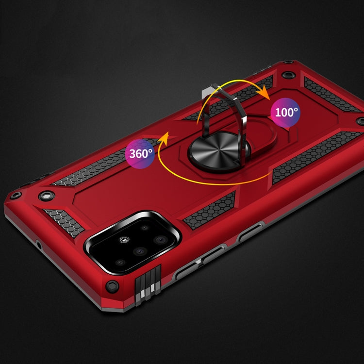 For Samsung Galaxy A51 5G Shockproof TPU + PC Protective Case with 360 Degree Rotating Holder