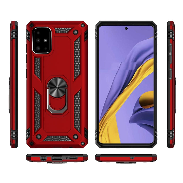 For Samsung Galaxy A51 5G Shockproof TPU + PC Protective Case with 360 Degree Rotating Holder