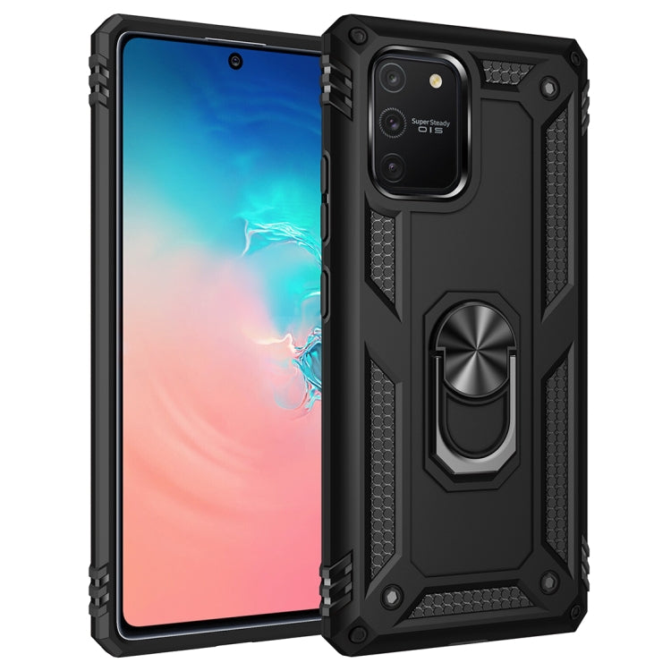 For Samsung Galaxy A71 5G Shockproof TPU + PC Protective Case with 360 Degree Rotating Holder