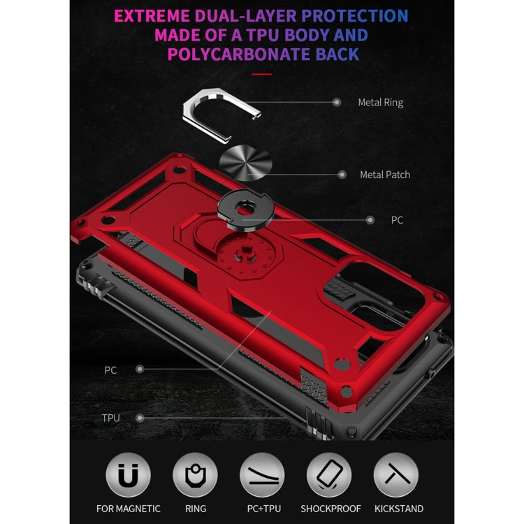 For Samsung Galaxy A71 5G Shockproof TPU + PC Protective Case with 360 Degree Rotating Holder