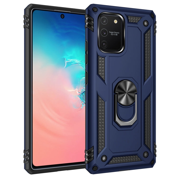 For Samsung Galaxy A71 5G Shockproof TPU + PC Protective Case with 360 Degree Rotating Holder