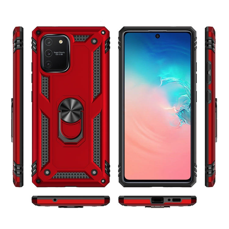 For Samsung Galaxy A71 5G Shockproof TPU + PC Protective Case with 360 Degree Rotating Holder