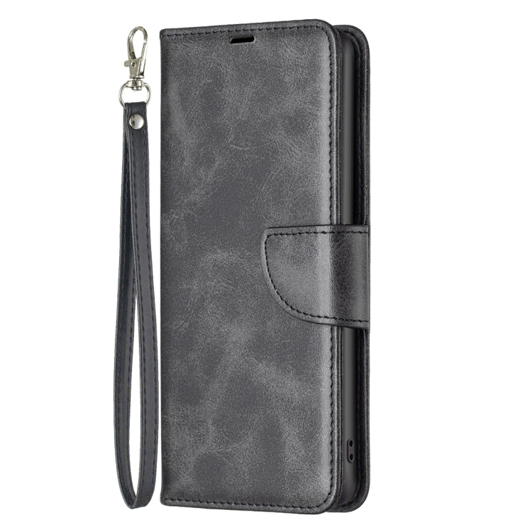 For iPhone 16 Pro Lambskin Texture Pure Color Flip Leather Phone Case