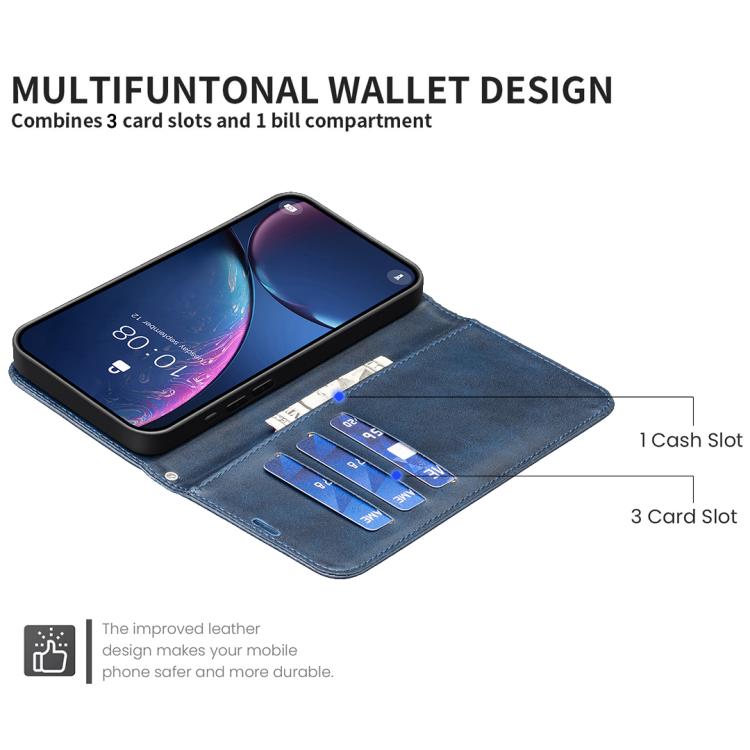For iPhone Air Lambskin Texture Pure Color Flip Leather Phone Case