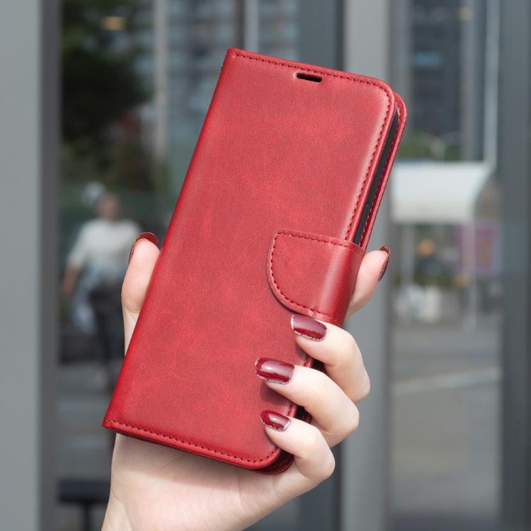 For iPhone 17 Pro Lambskin Texture Pure Color Flip Leather Phone Case